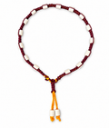 Burgundy EM Ceramic Collar – Yellow Accent