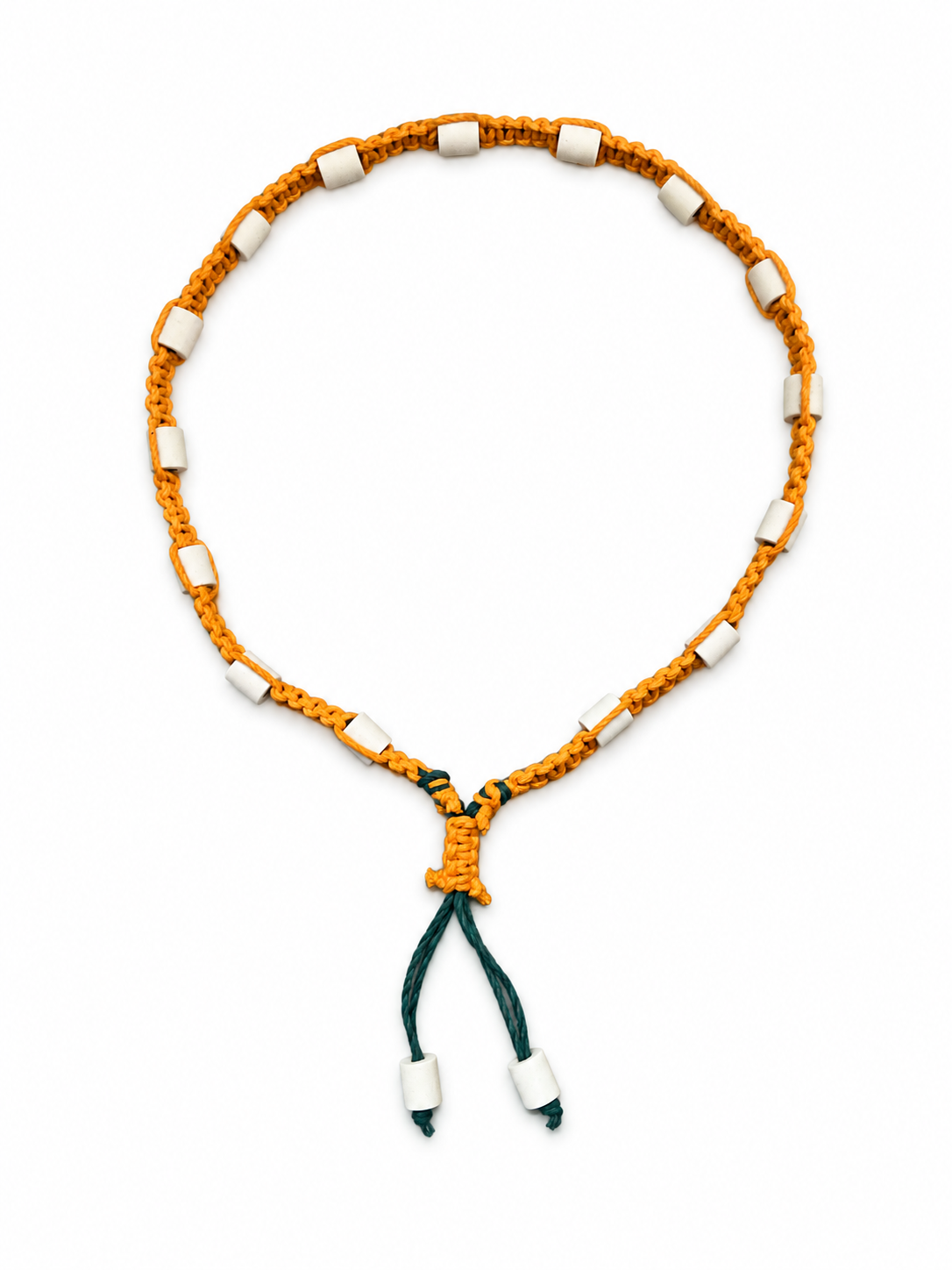 Yellow EM Ceramic Collar – Blue Accent